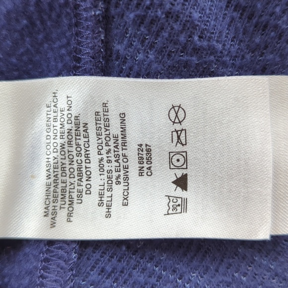 Columbia Sportswear Co. Quarter Zip Striped Long Sleeve Sweatshirt XL Blue - Picture 9 of 14